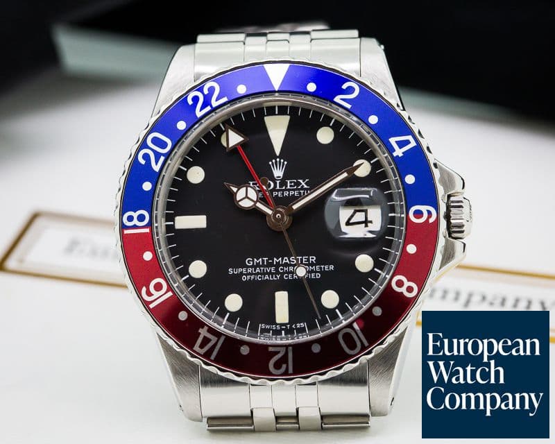 Image of Rolex GMT Master Blue / Red "Pepsi Bezel" SS / SS