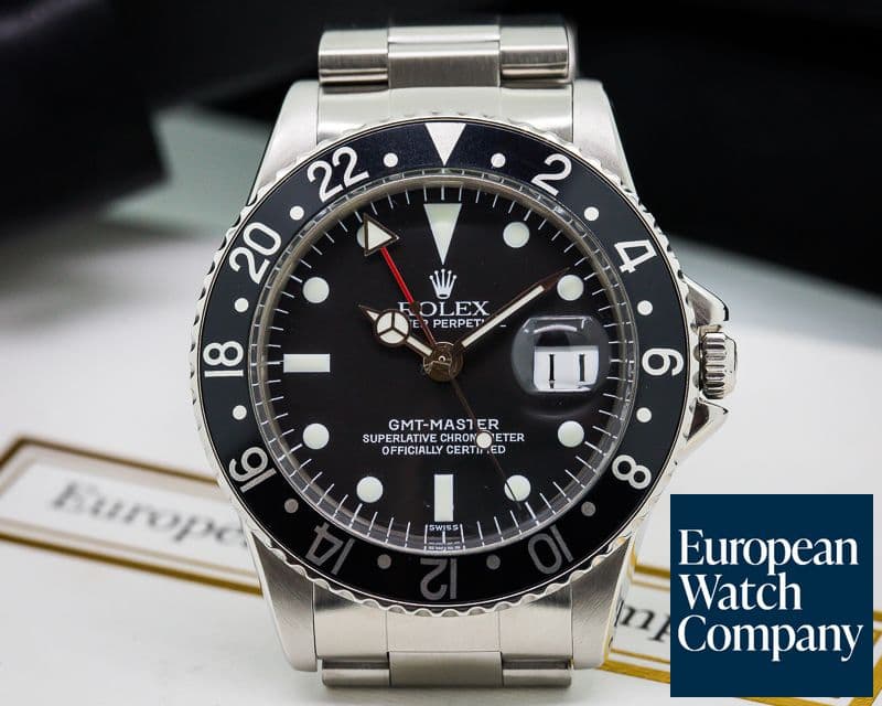 Image of Rolex GMT Master Black Bezel SS / SS