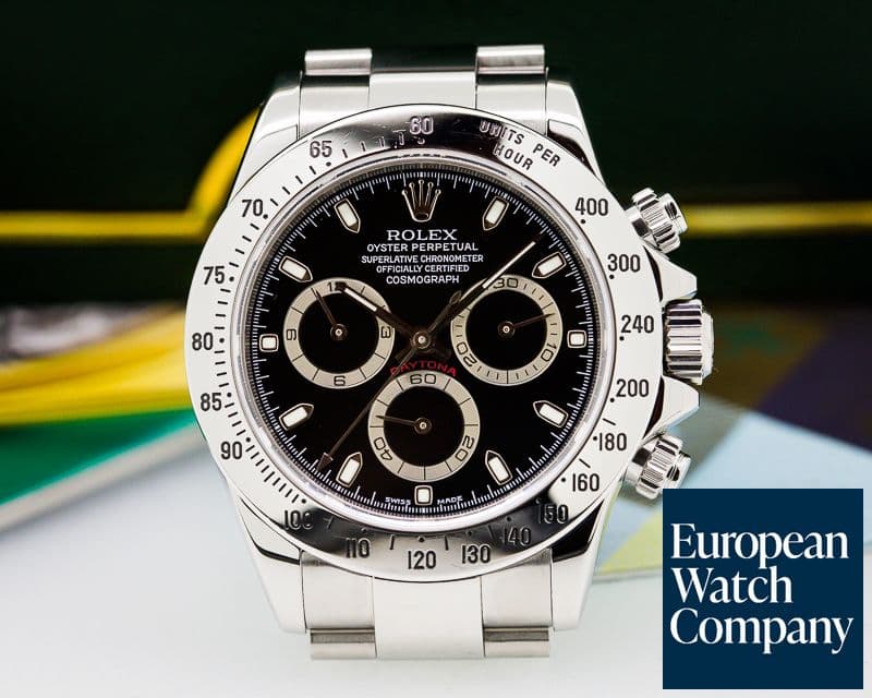 Image of Rolex Daytona SS Black Dial