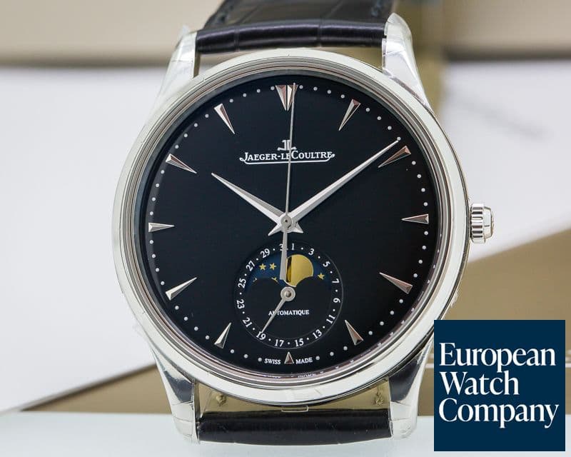 Image of Jaeger LeCoultre Master Ultra Thin Moon SS Black Dial NOVELTY