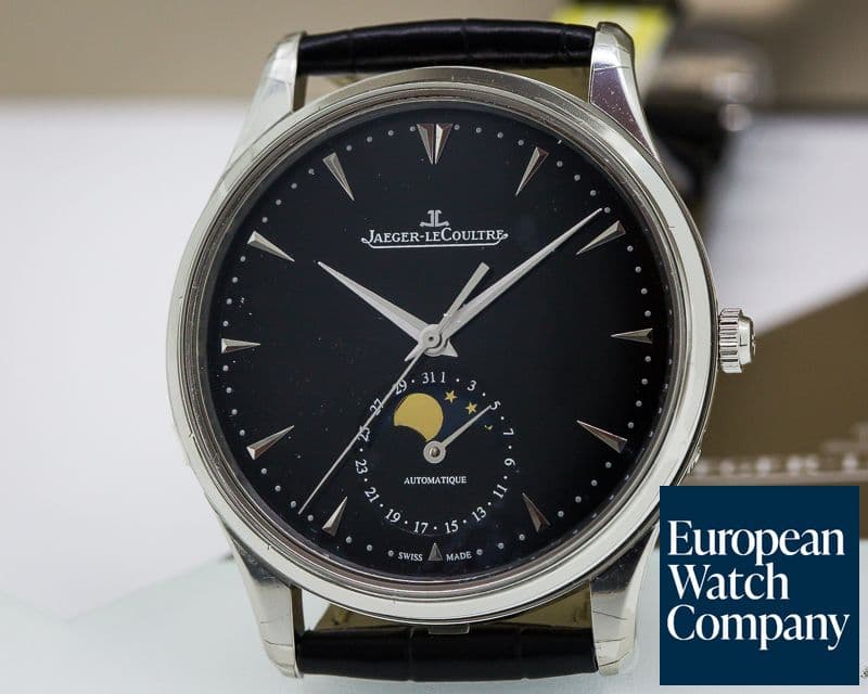 Image of Jaeger LeCoultre Master Ultra Thin Moon SS Black Dial NOVELTY