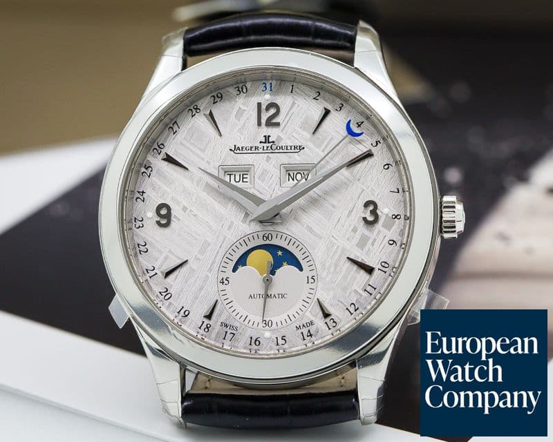 Image of Jaeger LeCoultre Master Calendar Metorite Dial SS / Leather
