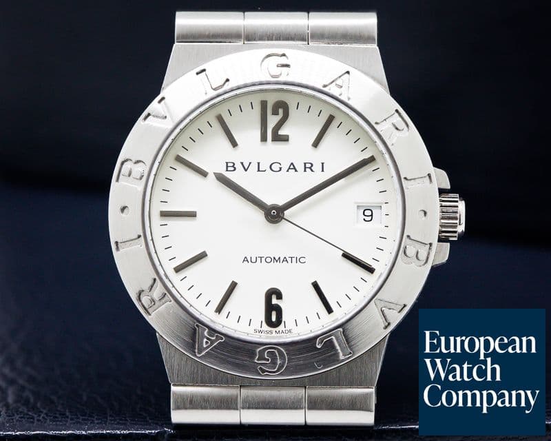 Image of Bulgari Diagono Automatic White Dial SS Ladies