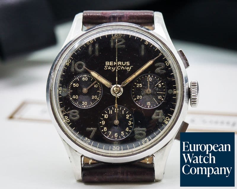 Image of Benrus Vintage Sky Chief Valjoux 72 SS