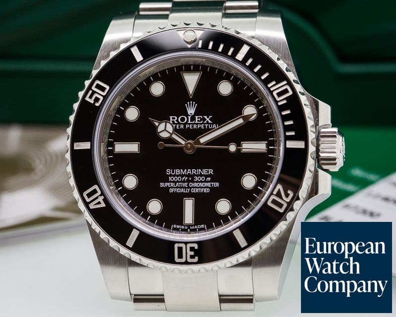 Image of Rolex Submariner No Date Ceramic Bezel SS