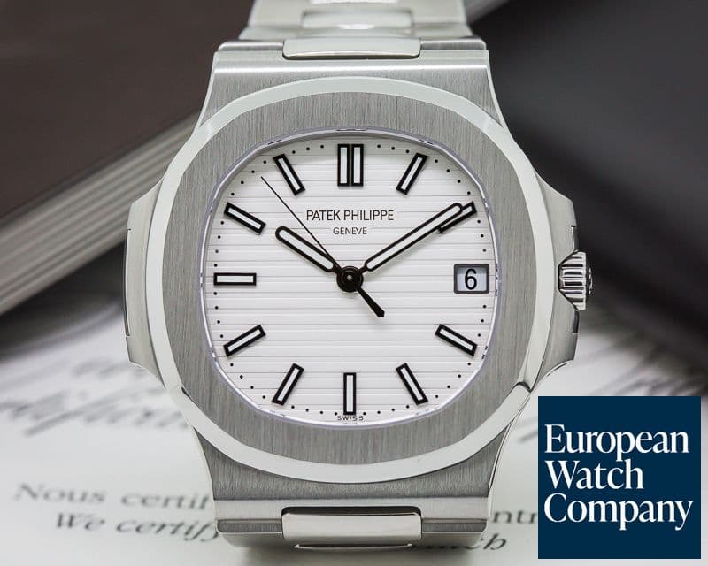 Image of Patek Philippe Jumbo Nautilus White Dial SS / SS 