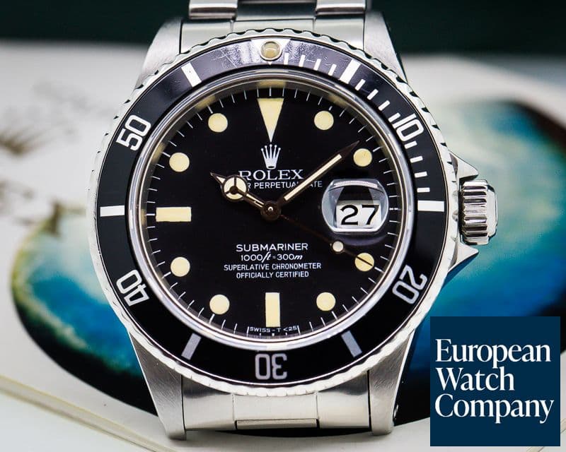 Image of Rolex Submariner Black Matte Dial SS / SS With Box