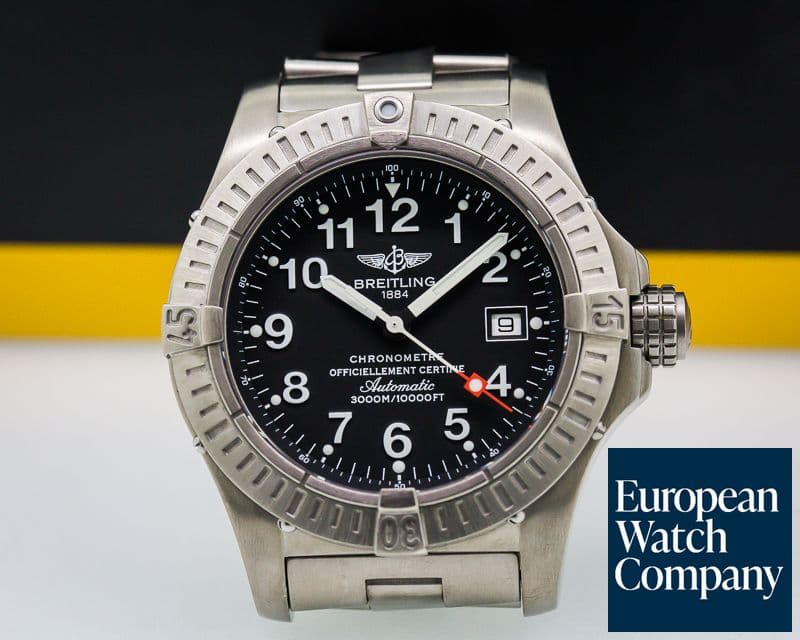 Image of Breitling Avenger Seawolf Titanium Black Dial / Bracelet