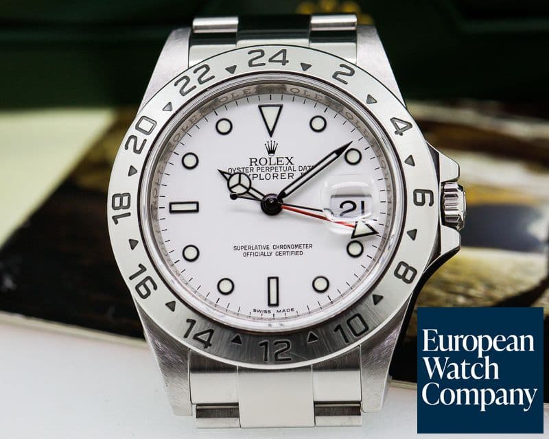 Image of Rolex Explorer II White Dial 