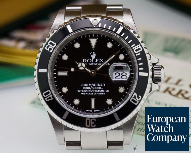 Image of Rolex Submariner SS Black Dial 