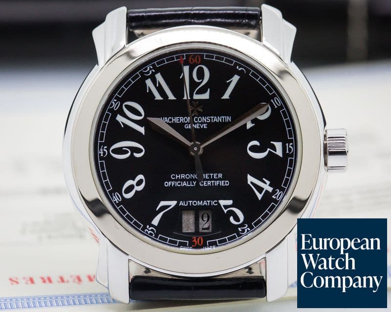 Image of Vacheron Constantin Malte Large Calendar 18K White Gold / Black Dial