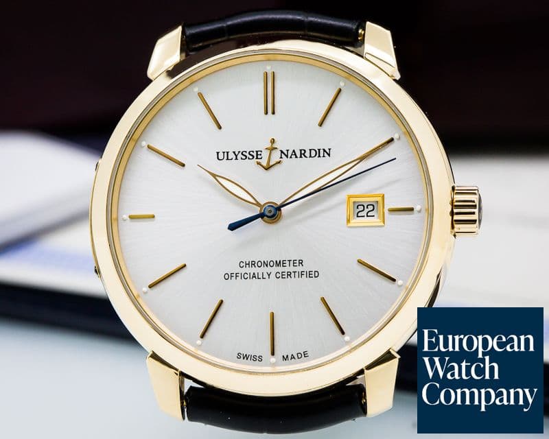 Image of Ulysse Nardin San Marco Classico Automatic Silver Dial 18K Rose Gold