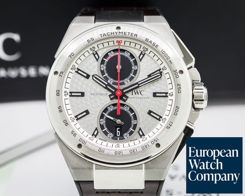 Image of IWC Ingenieur Chronograph Silberpfeil Limited Edition SS / Leather 