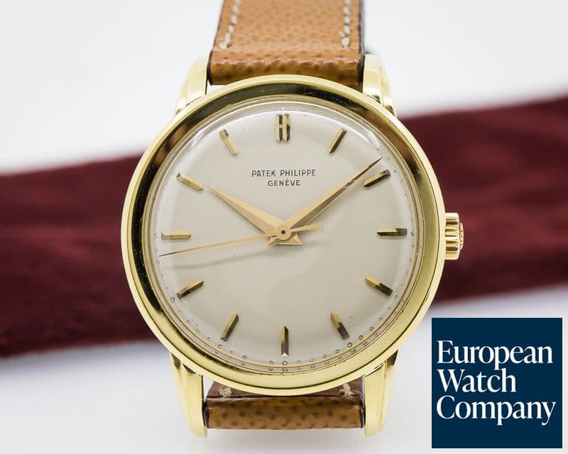 Image of Patek Philippe Calatrava Manual Center Seconds Fancy Lugs 18K Yellow Gold 