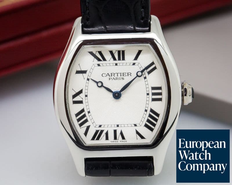 Image of Cartier Platinum Collection Privee Tortue Grand 
Modele Manual Wind