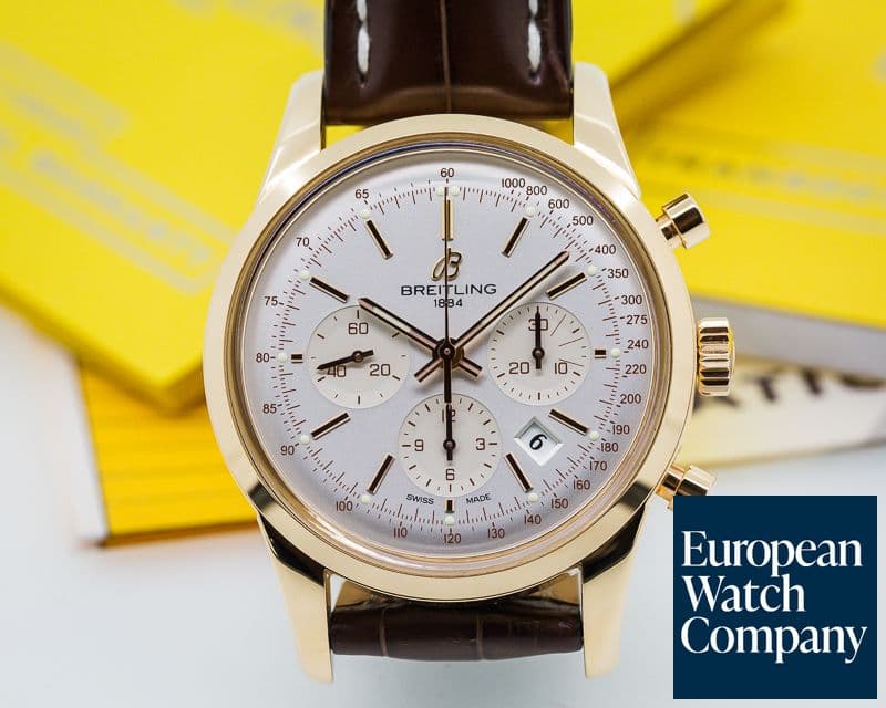 Image of Breitling Transocean Chronograph 18K Rose Gold 