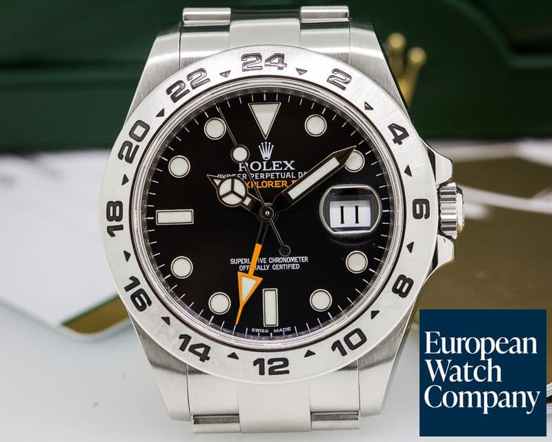 Image of Rolex Explorer II Black Dial SS / SS