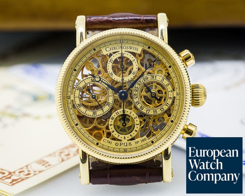 Image of Chronoswiss Opus 18K Yellow Gold 

