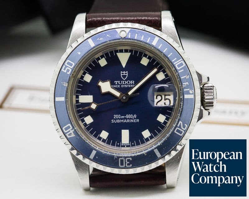 Image of Tudor Vintage Snowflake Submariner Blue Dial / Blue Bezel