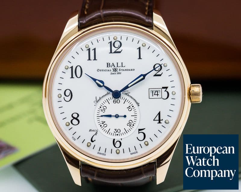 Image of Ball Trainmaster Standard Time 18K RG


