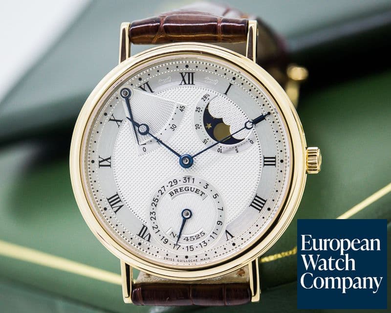 Image of Breguet Classique Power Reserve Moon 18K Yellow Gold 