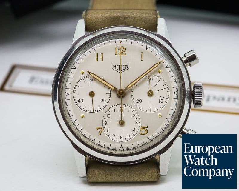 Image of Heuer Vintage Pre-Carrera Valjoux 72 Chronograph SS