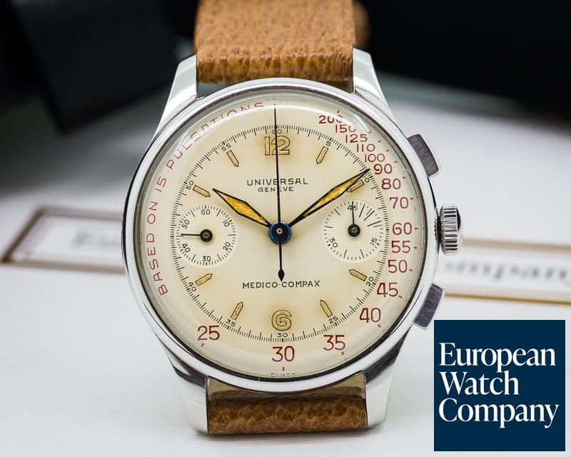 Image of Universal Geneve Vintage Medico Compax SS