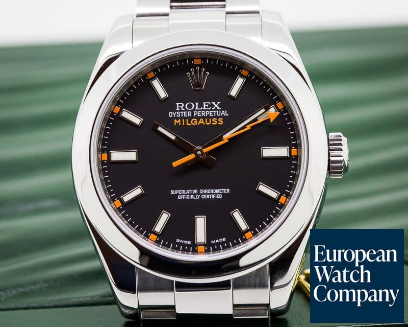 Image of Rolex Milgauss SS Black Dial
