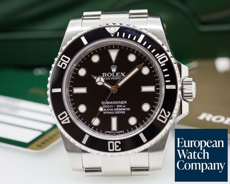 Image of Rolex Submariner No Date Ceramic Bezel SS