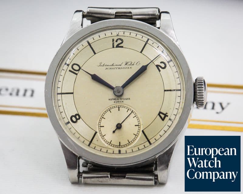 Image of IWC Vintage Caliber 83 Calatrava Sector Dial Circa SS