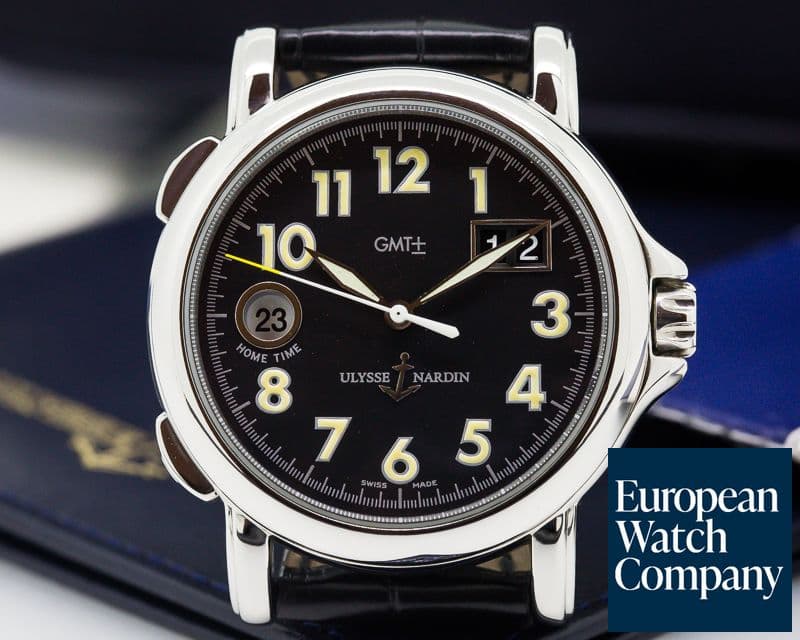 Image of Ulysse Nardin GMT +/- Big Date SS/SS
Black 39mm