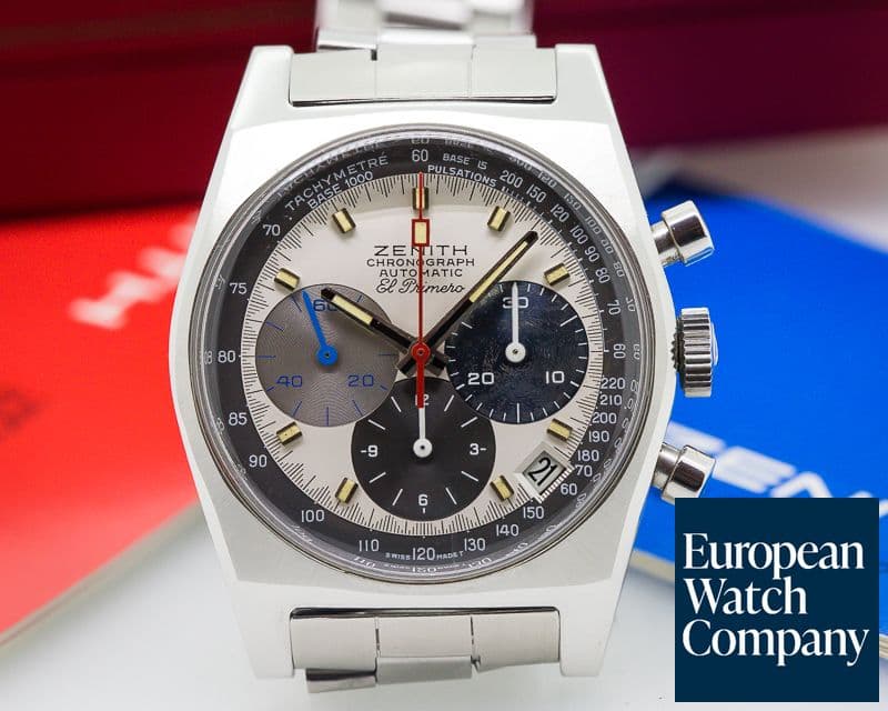 Image of Zenith Vintage El Primero Tri-Color Dial SS / SS BOX AND PAPERS