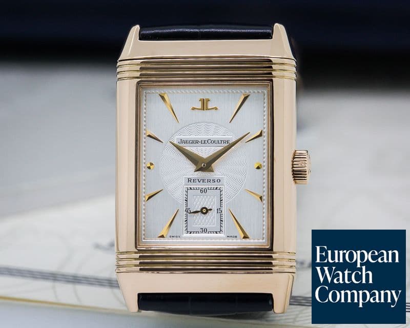 Image of Jaeger LeCoultre Reverso Art Deco 18K Rose Gold / Deployant Buckle 