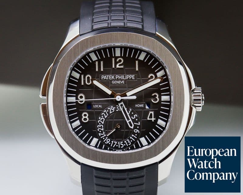 Image of Patek Philippe Aquanaut Travel Time SS / Rubber 