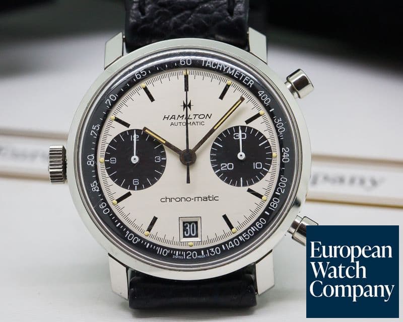 Image of Hamilton Vintage Chrono-Matic Chronograph Steel Panda Dial