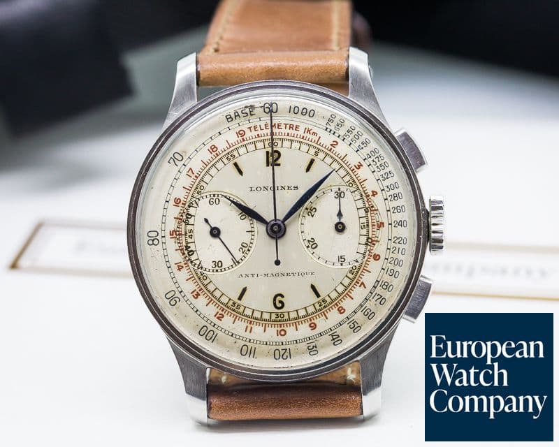 Image of Longines Rare Vintage 13ZN Chronograph SS