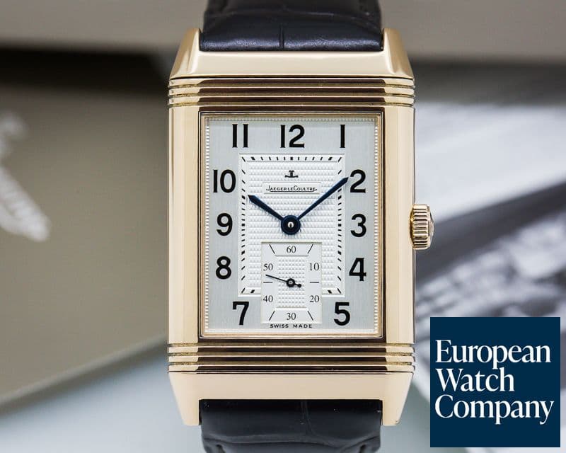Image of Jaeger LeCoultre Grande Reverso 976 Classique Silver Dial 18K Rose Gold/