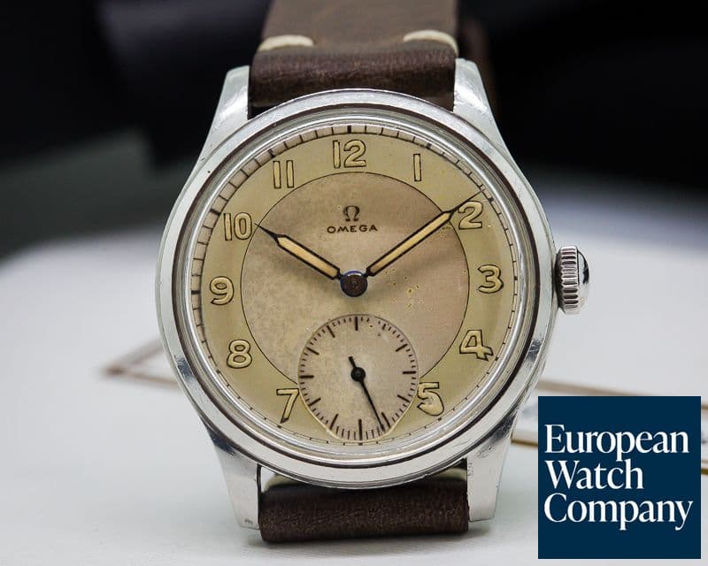 Image of Omega Vintage Suveran 30T2 Military Dial SS