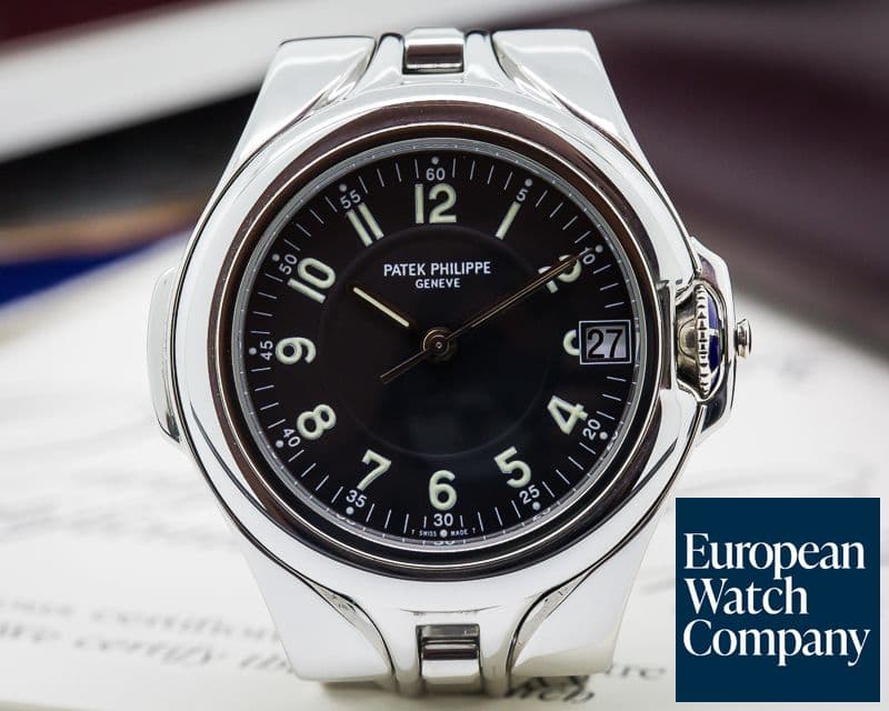 Image of Patek Philippe Sculpture Black Dial SS 
