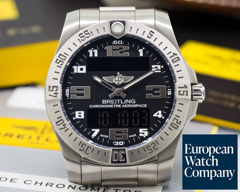 Image of Breitling Aerospace EVO
Titanium / Black Dial