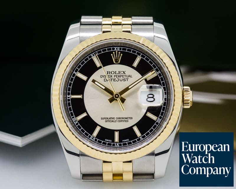 Image of Rolex Datejust Tuxedo Dial Jubiliee 18K / SS 