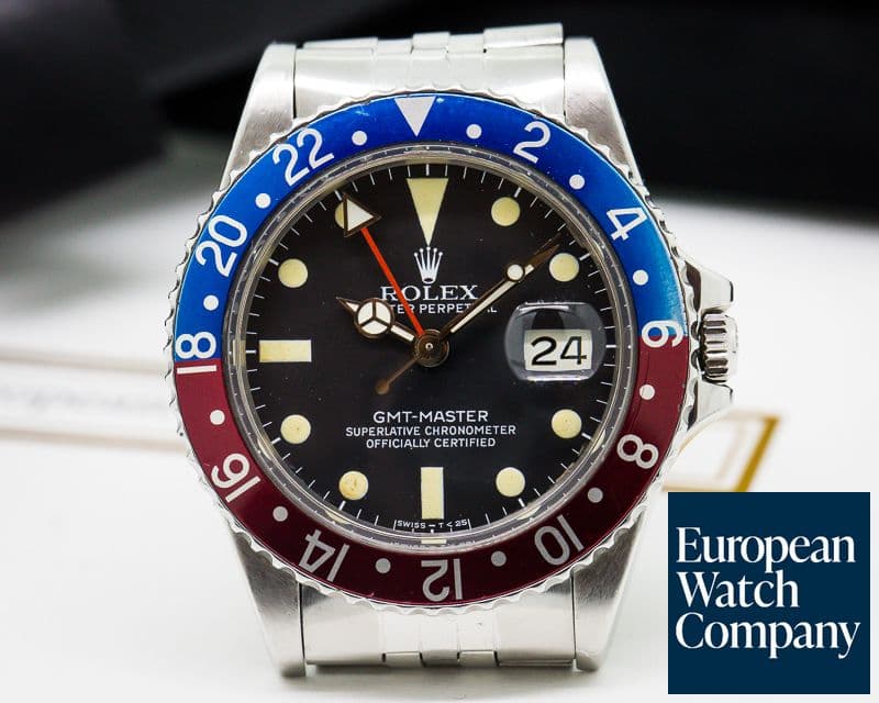 Image of Rolex GMT Master Blue / Red "Pepsi Bezel" Circa 1981