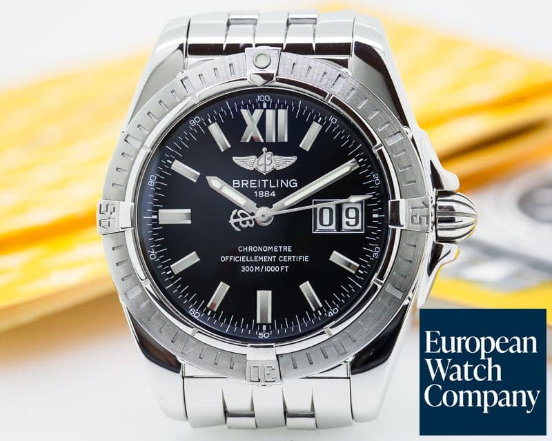 Image of Breitling Galactic Cockpit Black Dial SS / SS
