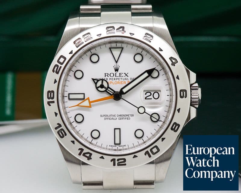 Image of Rolex Explorer II White Dial SS / SS