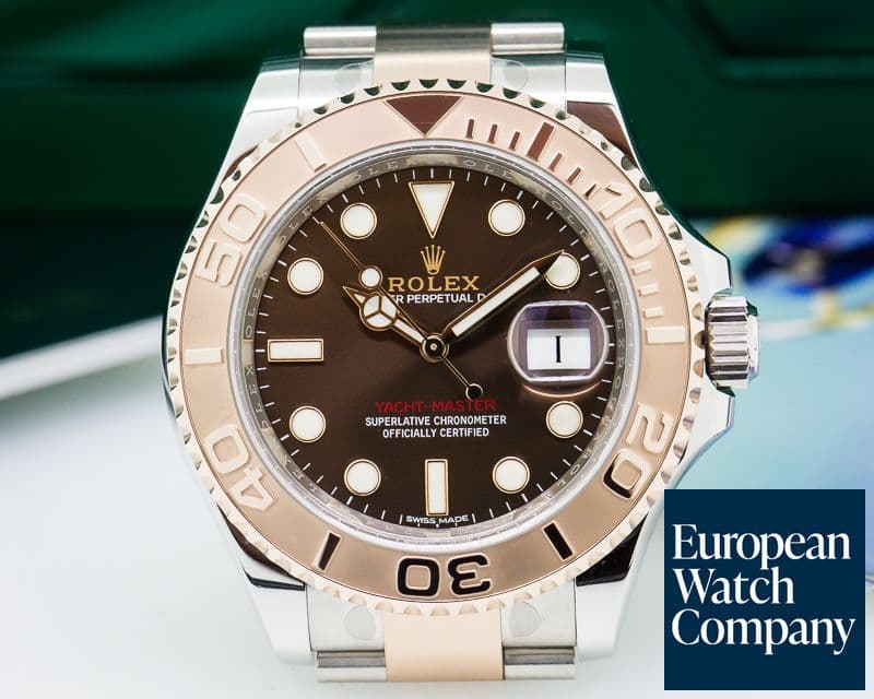 Image of Rolex Yacht Master 18K / SS Chocolate Dial