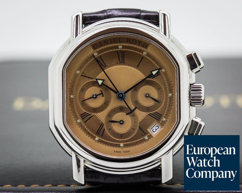 Image of Daniel Roth Masters Chronograph Automatic Salmon Dial SS