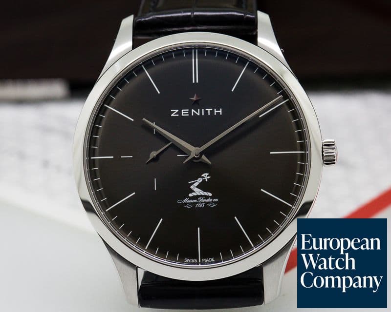 Image of Zenith Elite Ultra Thin Grey Dial SS / Strap