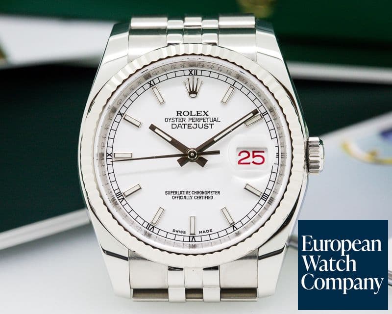 Image of Rolex Datejust SS Jubilee White Dial 