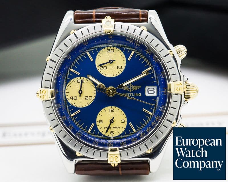 Image of Breitling Chronomat Blue Dial 18K / SS