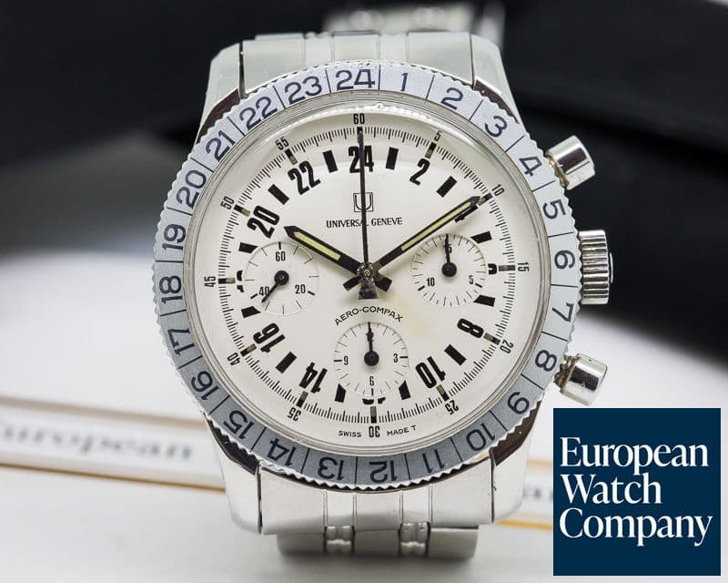 Image of Universal Geneve Vintage Aero Compax on UG Bracelet
